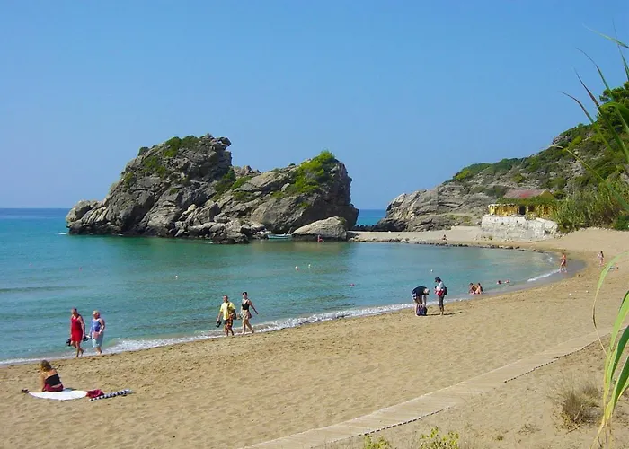 With Large Swimming Pool And Sea View At Corfu Lejlighed