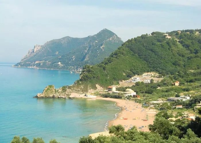 Lejlighed With Large Swimming Pool And Sea View At Corfu Pelekas