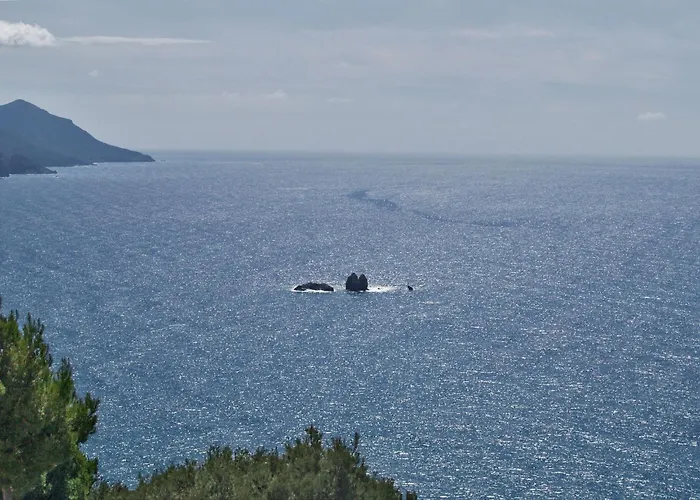 With Large Swimming Pool And Sea View At Corfu