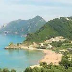 Lejlighed With Large Swimming Pool And Sea View At Corfu Pelekas