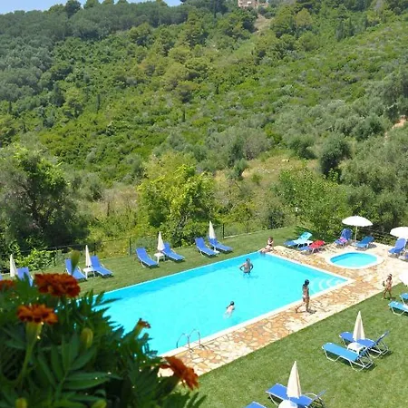 With Large Swimming Pool And Sea View At Corfu *