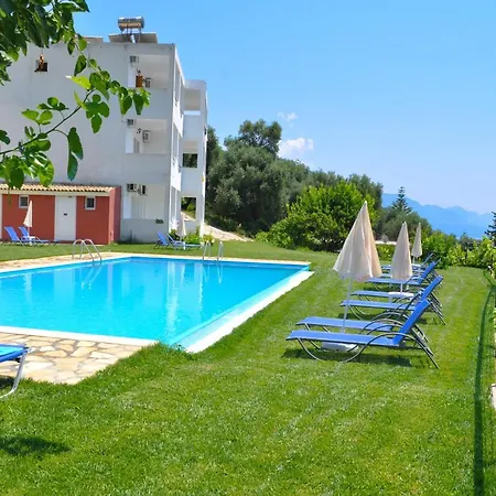 With Large Swimming Pool And Sea View At Corfu Lejlighed Pelekas