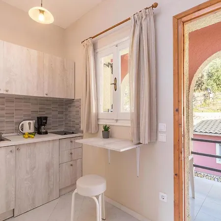 With Large Swimming Pool And Sea View At Corfu Pelekas