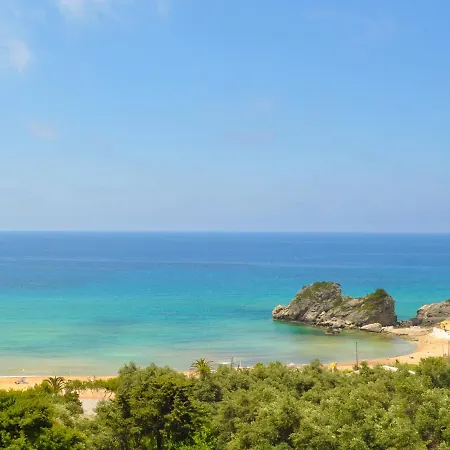 Studio Apartments With Large Swimming Pool And Sea View At Pelekas Beach Corfu Daire